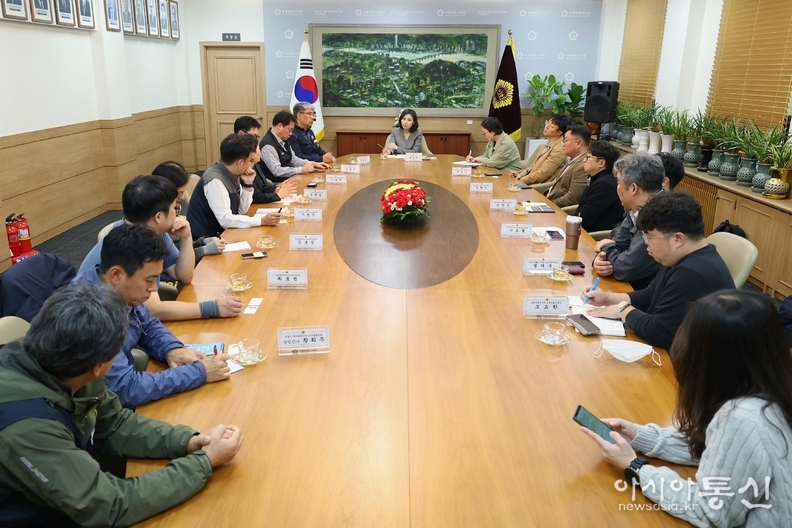최호정 의장, 13개 서울시 투자출연기관 노조위원장 면담