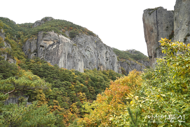 경상북도 청송군, "주왕산 기암괴석 & 가을(세계 유네스코 지질공원)"> 김광부 기자