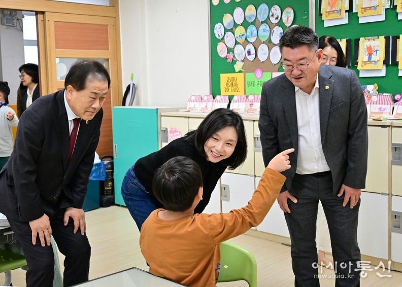 최호정 의장, 문해력‧수리력 진단검사 실시 초등학교 방문