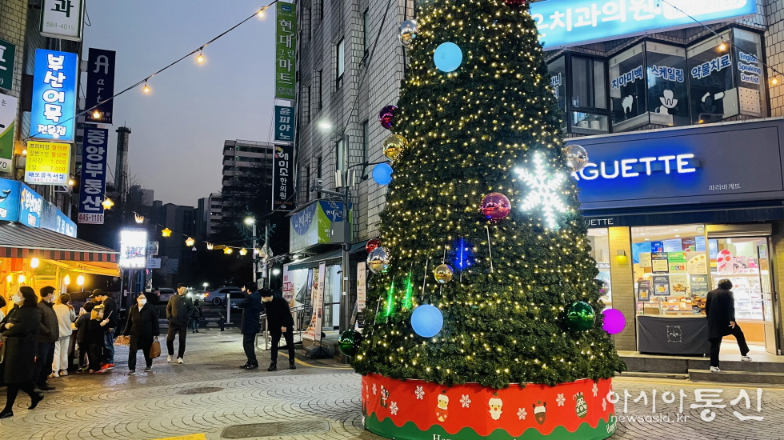 강남개포시장 크리스마스 거리