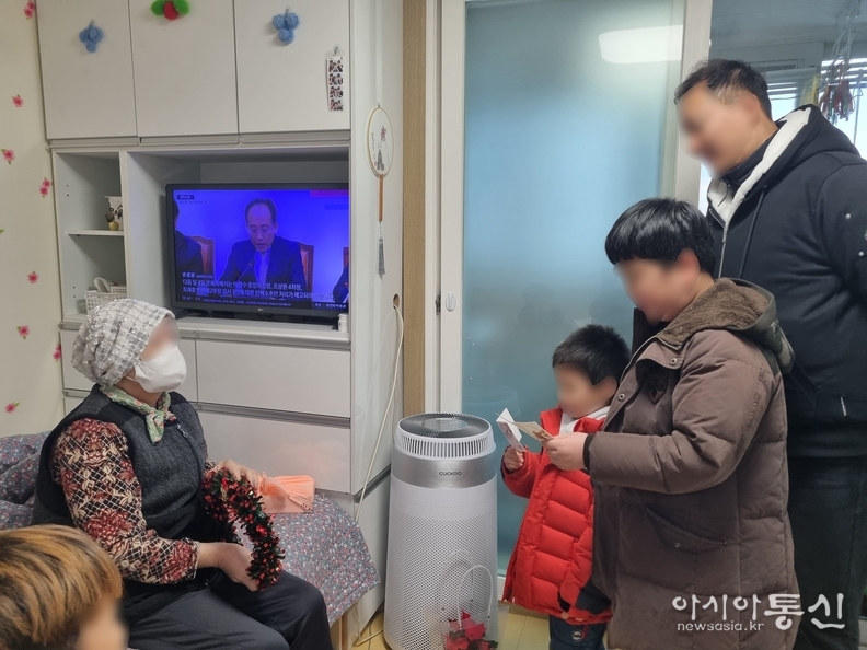 수서동 '할아버지, 할머니 안녕하세요' 행사 현장 