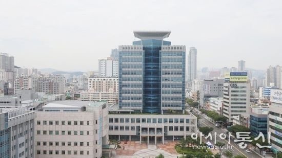 울산광역시청사 전경.