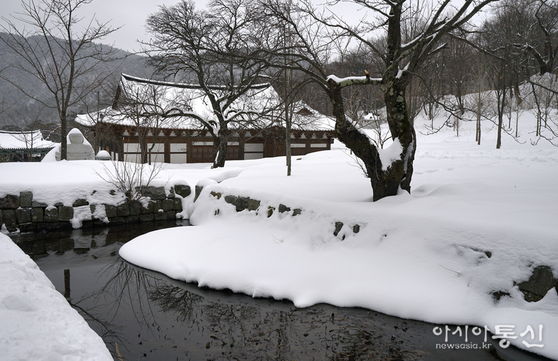<강원도 고성, "<strong>금강산 건봉사 겨울"</strong>> 김광부 기자
