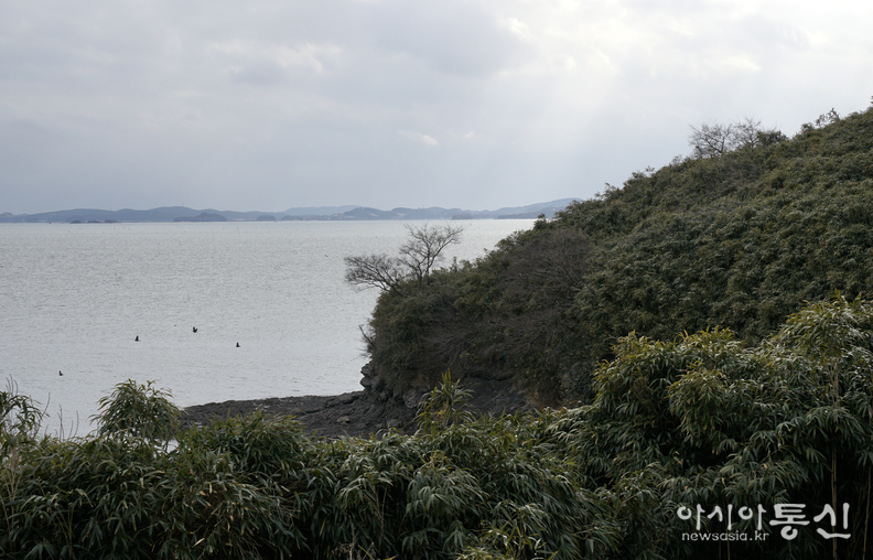 <충남 홍성군, <strong>"신비롭고 아름다운 죽도 겨울"</strong>> 김광부 기자