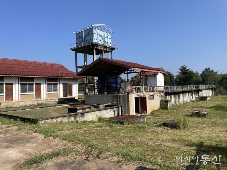 라오스 볼리캄사이주 락사오 정수장 전경