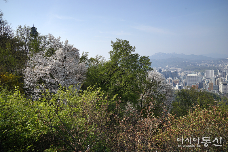 <서울시 중구, <strong>"남산 전망대에서 바라본 서울시 전경"</strong>> 김광부 기자