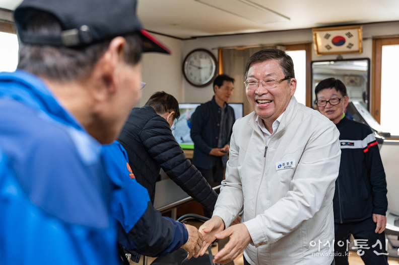 경로당 방문한 김경호 구청장