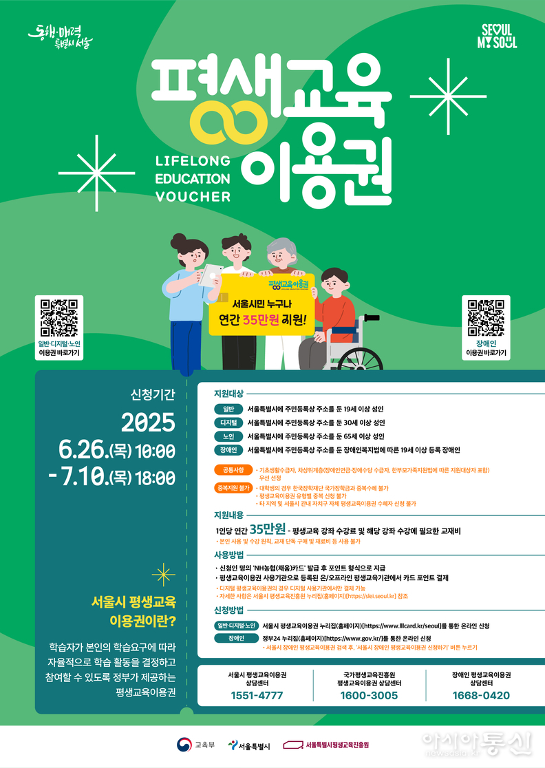 서울시 평생교육이용권 2차 포스터(최종)