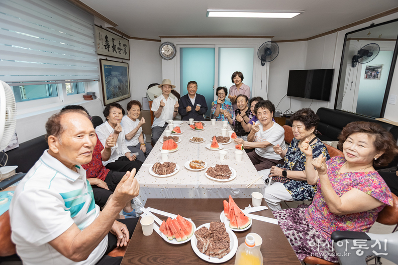 모진경로당 기념사진