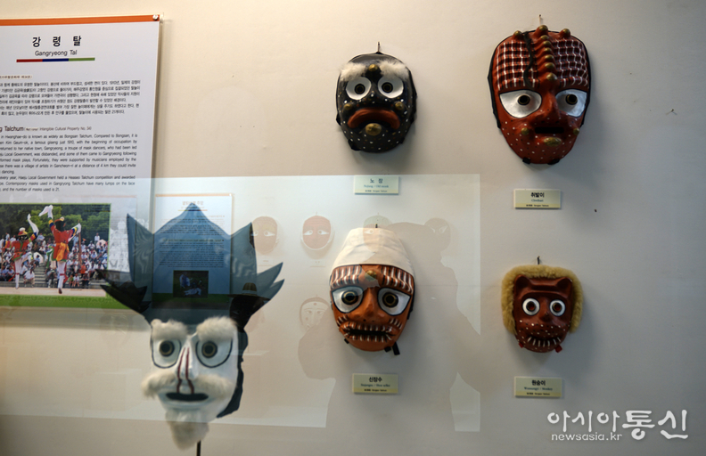 <경북 안동시, <strong>"하회세계탈박물관 전시물"</strong>> 김광부 기자