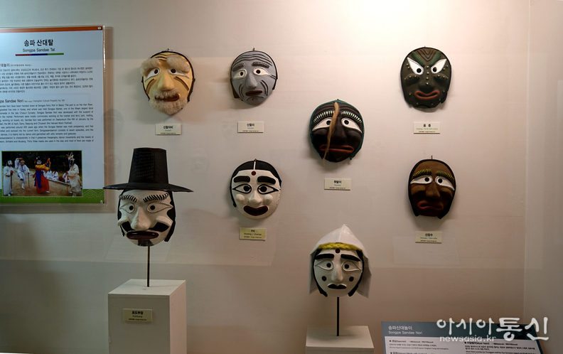 <경북 안동시, <strong>"하회세계탈박물관 전시물"</strong>> 김광부 기자