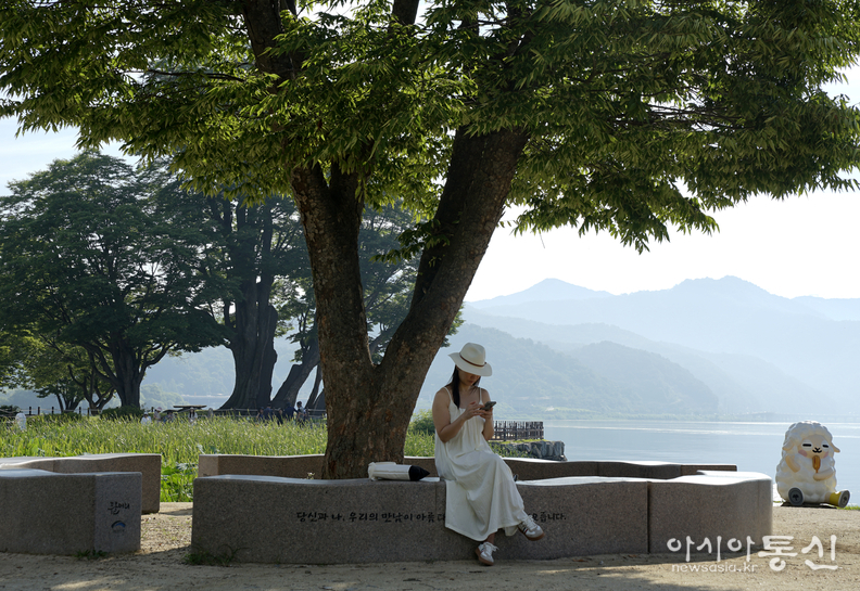 경기도 양평군 양서면,<strong> "북한강과 남한강이 서로 만나는 합수지점 두물머리 여름"</strong>> 김광부 기자