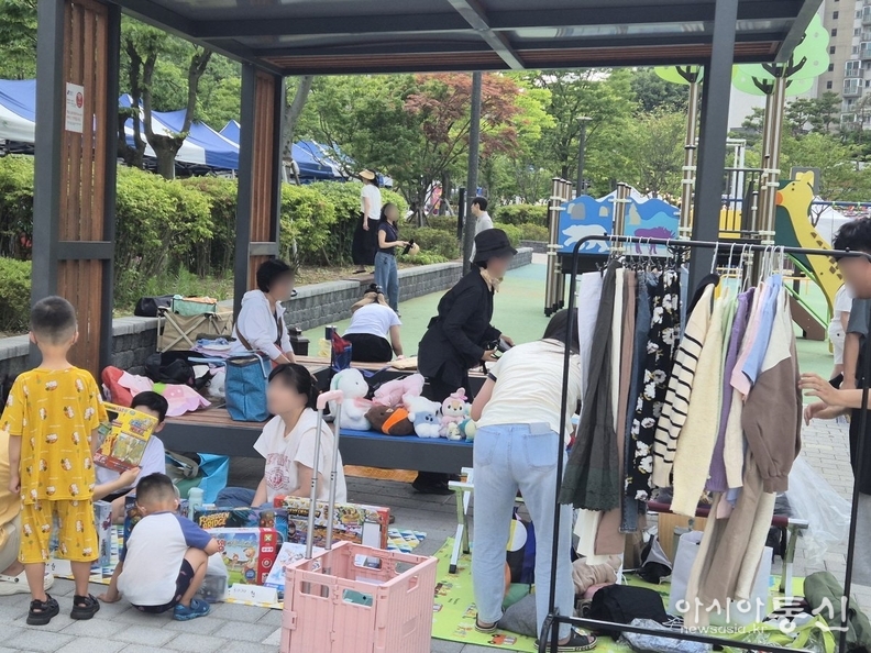 세곡동 한마음 벼룩시장 현장