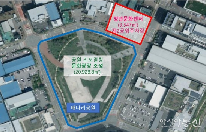 수원 델타플렉스 ‘복합문화공간’ 위치도
