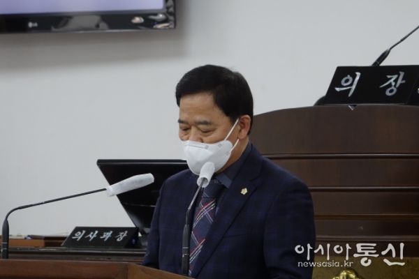 산청군의회 김수한의원 5분 자유발언