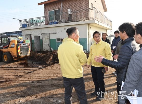 오후석 경기도 행정2부지사, 평택 폭설 피해현장 찾아 복구진행 상황 확인