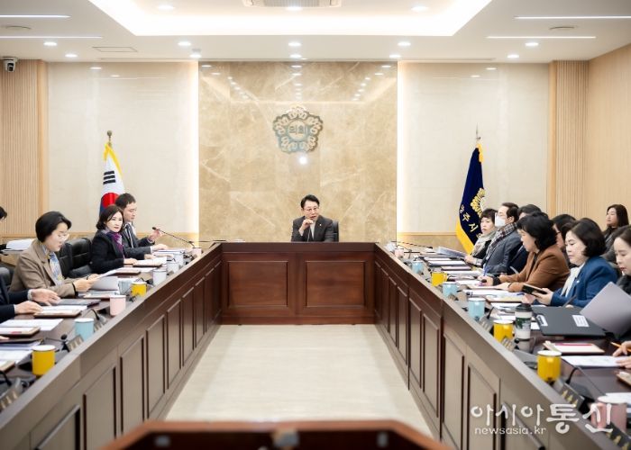 남양주시의회, 현안사항 보고회 및 전체의원 간담회 개최