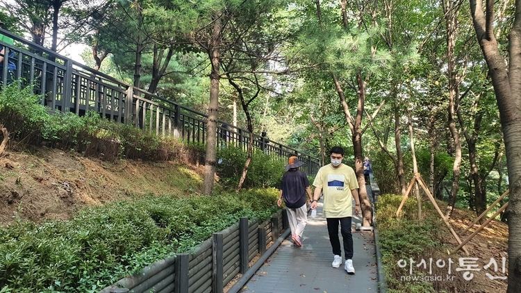 공원 나혼자 걷기