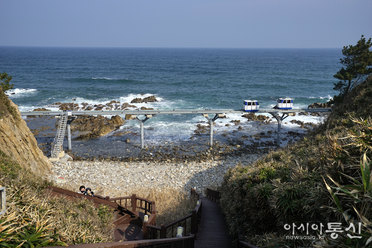 <경북 울진<strong>, "죽변항 하트 해변 스카이레일"</strong>> 김광부 @