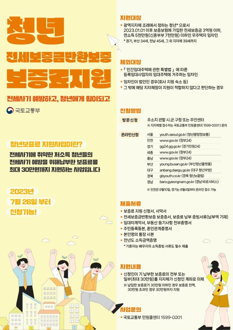 0726 계양구, ‘청년 전세보증금 반환보증료 지원 사업’ 추진(홍보물).jpg