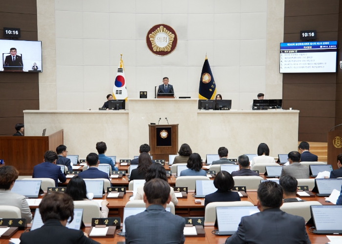 용인특례시의회, 제282회 임시회 개회