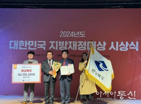 어려운 국가재정 상황에 더 빛난 경상북도, 재정분석 평가 최우수상 수상