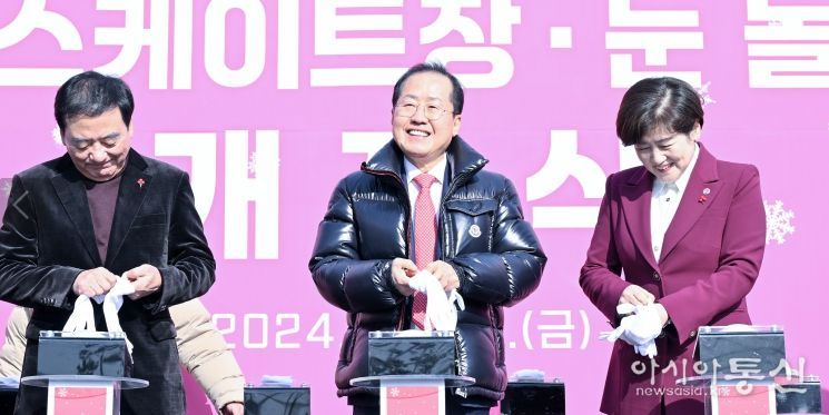 신천 스케이트장·눈놀이터 20일 개장!