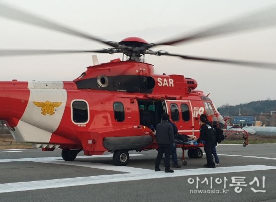 경기북부 ‘의사탑승 소방헬기(119Heli-EMS)’ 지난해 중증응급환자 18명 살렸다. 소생률 75% 기록