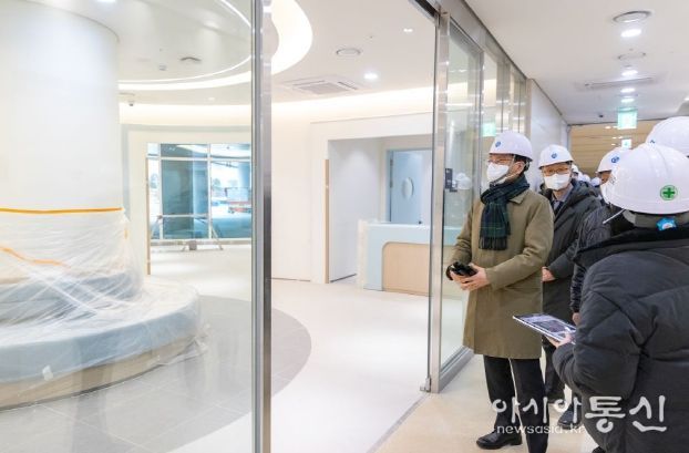 김성중 경기도 행정1부지사, 경기도서관 준공 현장찾아 진행상황 점검