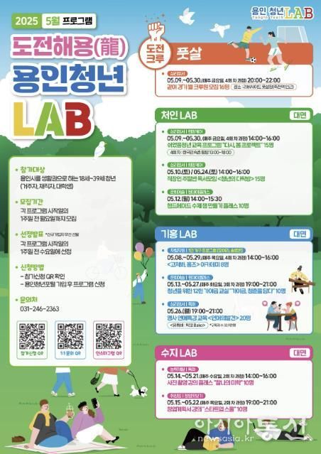 용인청년LAB에서 열린 청년 프로그램 설명회