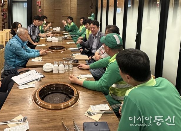 수원시 권선구 세류2동, 생활폐기물 수거업체와 간담회 개최