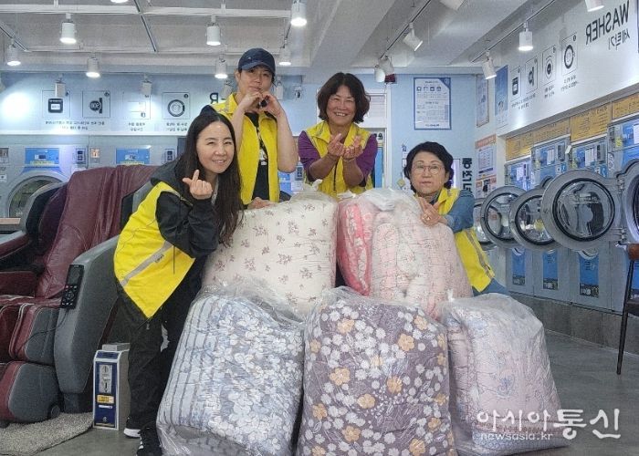 수원시 권선구 호매실동 지역사회보장협의체, 찾아가는 이불빨래서비스 추진