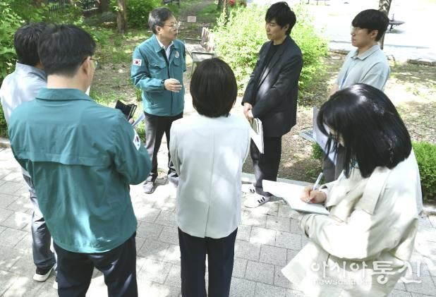 수원시 영통구, 매탄동 '생활밀착형 숲(정원)' 조성 앞두고 '영통 생생현장 해결단' 현장 점검
