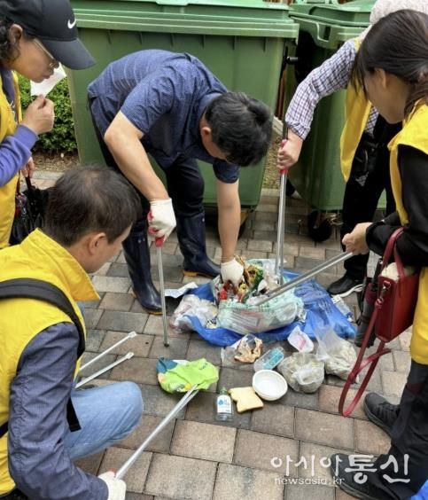 수원시 장안구 정자1동, 공동주택 종량제봉투 샘플링 실시