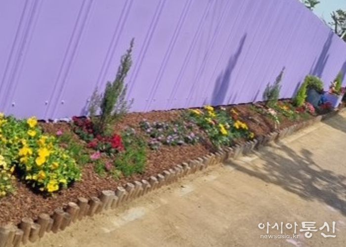 서탄면 경기행복마을관리소, 보랏빛 꽃향기 거리 조성