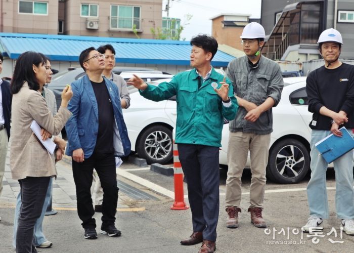 수원시 권선구, 평동지역 주요사업 현장방문 실시해