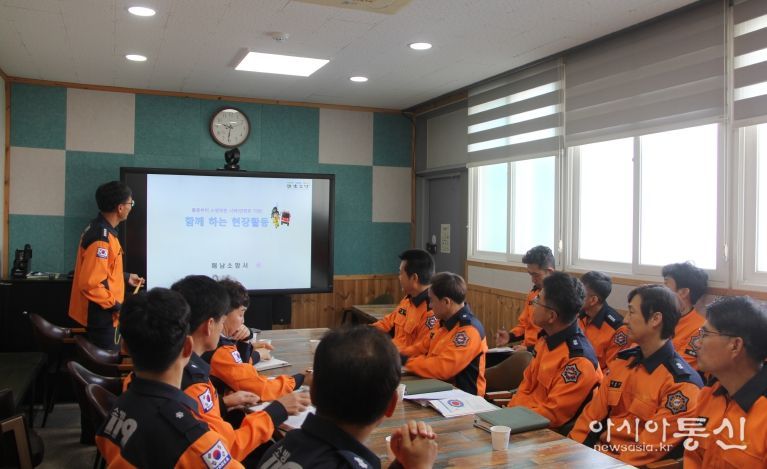 해남소방서, 재난현장 지휘ㆍ안전관리 교육 실시