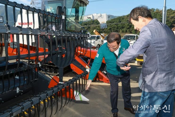 산청군, 논타작물 농기계 임대 지원