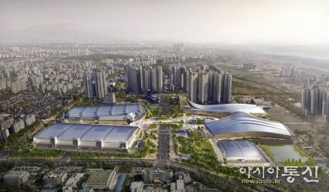 킨텍스 제1, 2, 3전시장 조감도