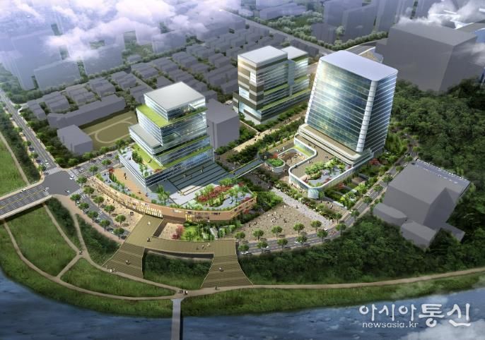 성남시 바이오헬스 첨단 클러스터 조감도