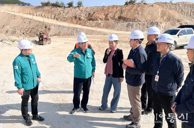 김수종 부의장, 미포지구 국가선업단지 및 자동차 일반산업단지 현장방문