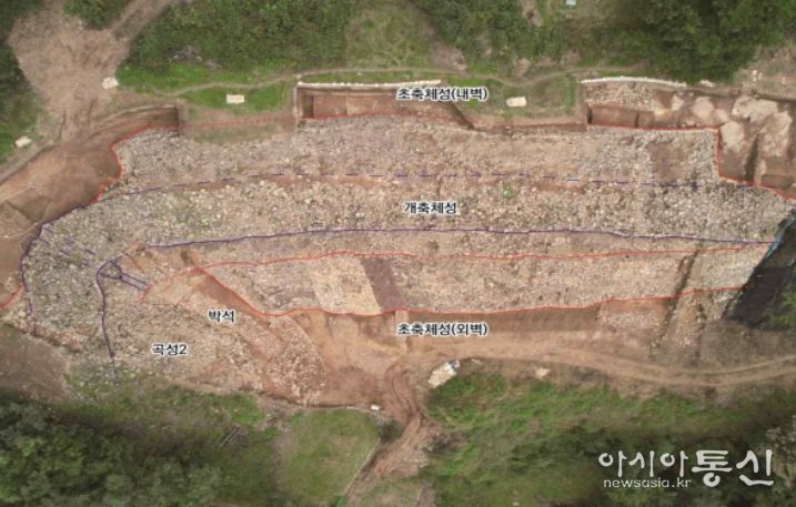 대구 팔거산성 3차 발굴조사 대상구역 전경(직상방)