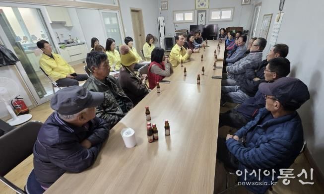 음성군, 화학사고 피해마을 주민과 간담회 개최