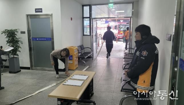 구리시 인창동, 구리소방서와 합동 소방 훈련 실시