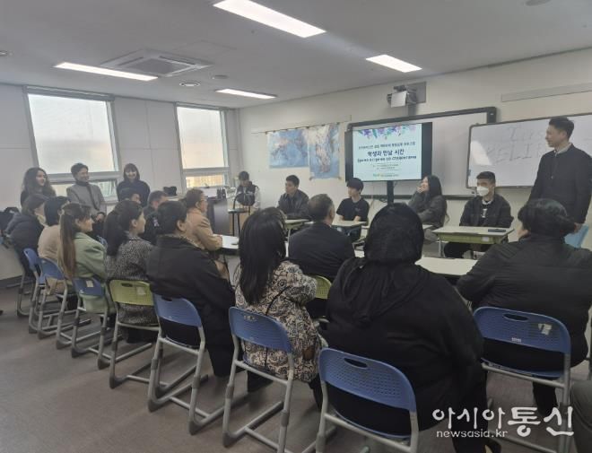 안산교육지원청, 우즈베키스탄 교육대표단과 방문교류 우수한 한국어 교육 및 한국 교육시스템 공유