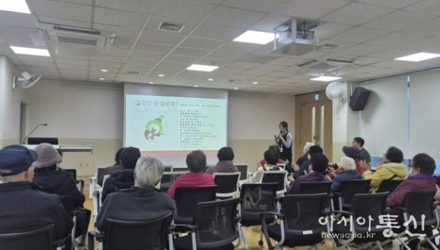 동두천시보건소, 감염병고위험군 대상 동절기 감염병 예방교육 실시