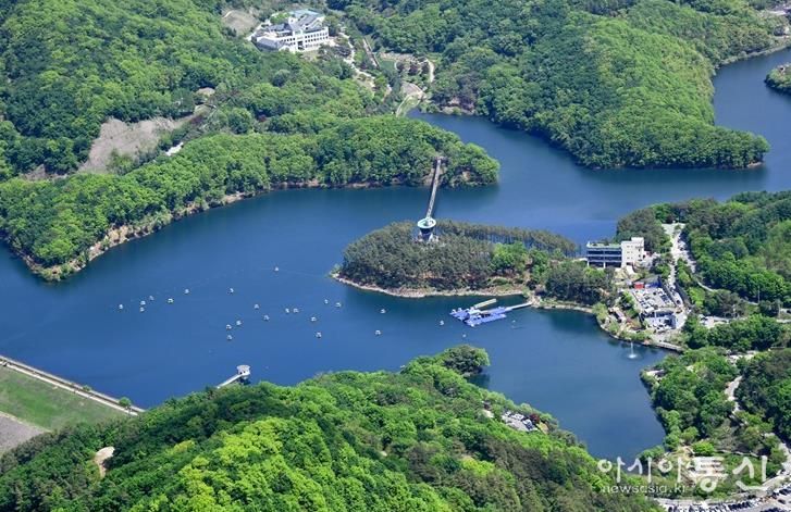 마장호수 전경사진