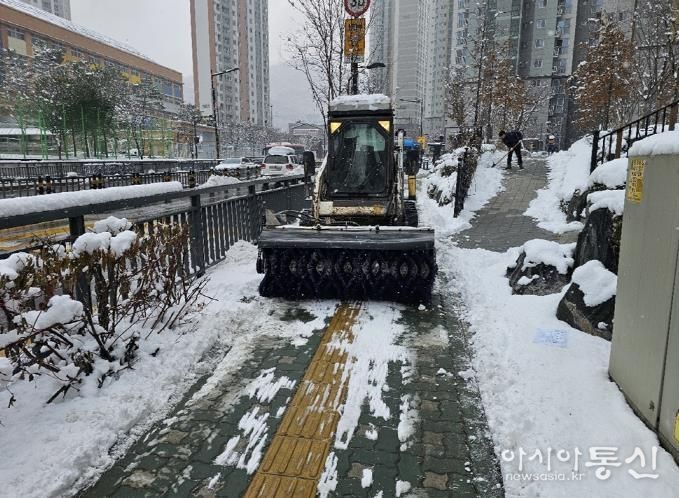 의정부시 송산3동, 주민 불편 최소화 위해 겨울철 대설 대비 총력