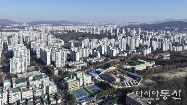 분당 노후계획도시 전경