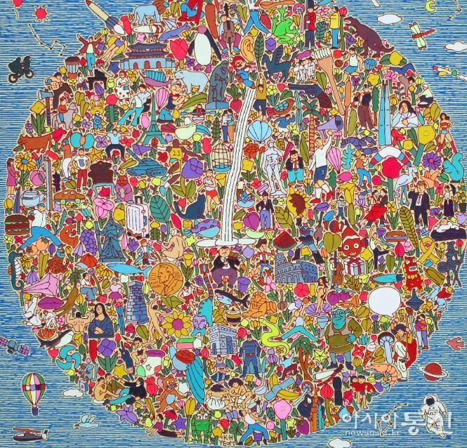 염기현 작가 초대전과 다섯 번째 울산작가 전시 지원